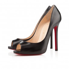 Christian Louboutin Flo 120mm Peep Toe Pumps Black