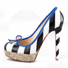 Christian Louboutin Foraine 140mm Platforms Black/White