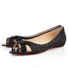 Christian Louboutin Croisette Flat Sandals Black Christian Louboutin Croisette Flat Sandals Black