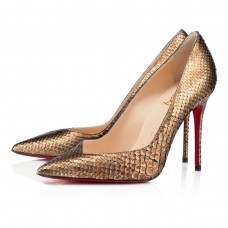 Christian Louboutin Completa 100mm Pumps Gold