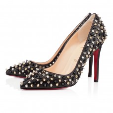 Christian Louboutin Pigalle spikes 100mm Special Occasion Black