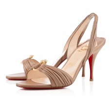 Christian Louboutin Vanestic 80mm Sandals Taupe Christian Louboutin Vanestic 80mm Sandals Taupe