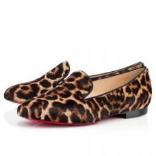 Christian Louboutin Sakouette Loafers Leopard