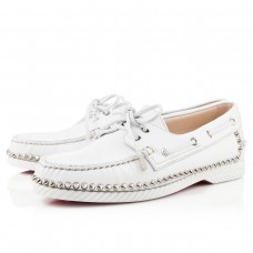 Christian Louboutin Steckel Loafers White Christian Louboutin Steckel Loafers White