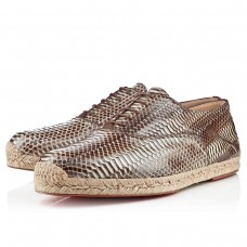 Christian Louboutin Esparfred Sandals Stone Christian Louboutin Esparfred Sandals Stone