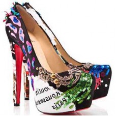 Christian Louboutin Daffodile 160mm Platforms Multicolor