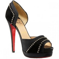 Christian Louboutin Henry 140mm Peep Toe Pumps Black