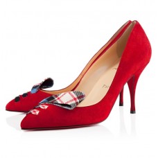 Christian Louboutin So Audrey 80mm Pumps Red