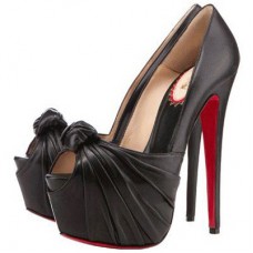 Christian Louboutin Lady Gres 160mm Peep Toe Pumps Black