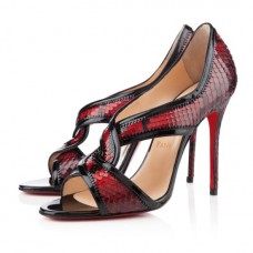 Christian Louboutin Suzanana 100mm Peep Toe Pumps Red Christian Louboutin Suzanana 100mm Peep Toe Pumps Red