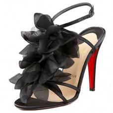 Christian Louboutin Petal 70mm Sandals Black