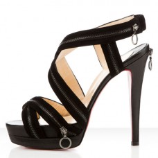 Christian Louboutin Trailer 140mm Sandals Black Christian Louboutin Trailer 140mm Sandals Black