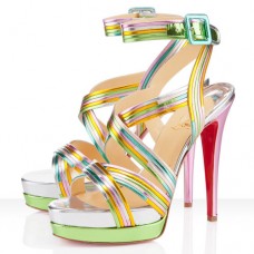 Christian Louboutin Meteorita 140mm Sandals Multicolor