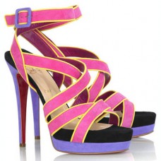 Christian Louboutin Straratata 120mm Sandals Rose Matador Christian Louboutin Straratata 120mm Sandals Rose Matador