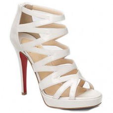 Christian Louboutin Fernando 120mm Sandals White Christian Louboutin Fernando 120mm Sandals White