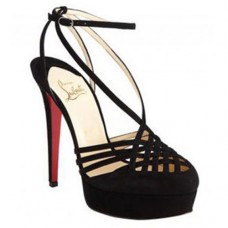 Christian Louboutin Tres Francaise 140mm Sandals Black Christian Louboutin Tres Francaise 140mm Sandals Black