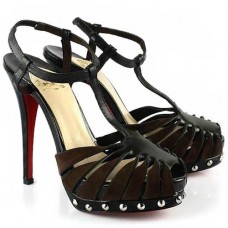 Christian Louboutin Zigounette 140mm Sandals Black