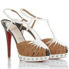 Christian Louboutin Zigounette 140mm Sandals Camel