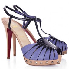 Christian Louboutin Zigounette 140mm Sandals Purple